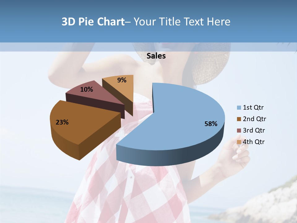 Summer Sunglasses Leisure PowerPoint Template