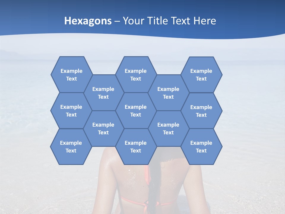 Female Attractive Summer PowerPoint Template