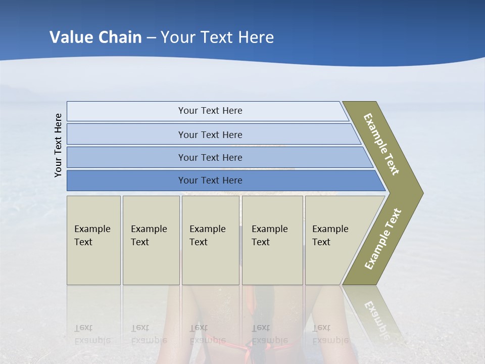 Female Attractive Summer PowerPoint Template