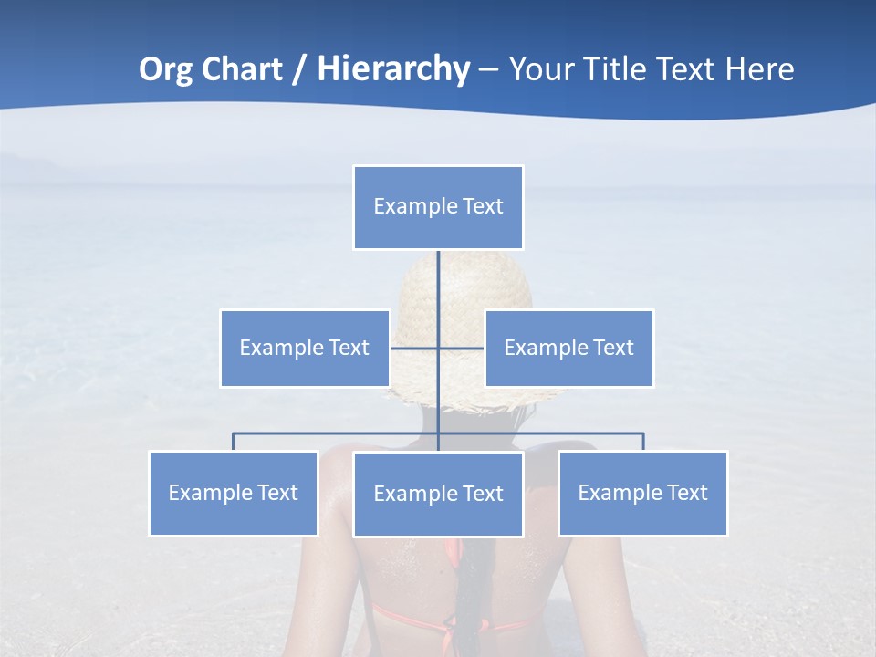 Female Attractive Summer PowerPoint Template