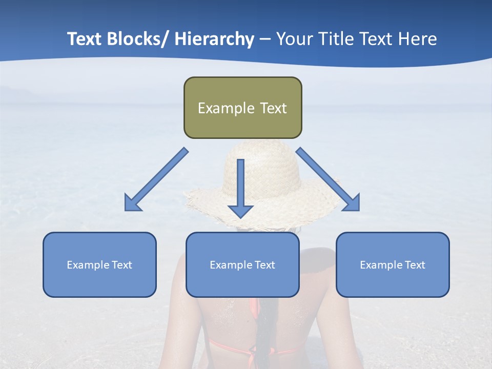 Female Attractive Summer PowerPoint Template