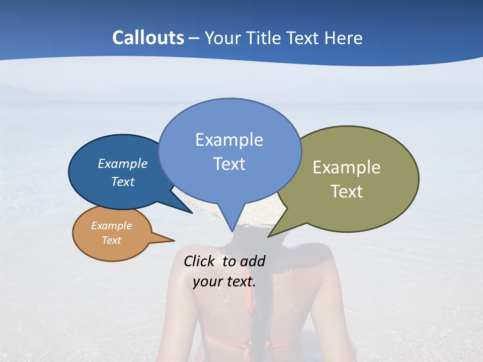 Female Attractive Summer PowerPoint Template