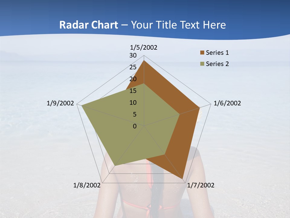 Female Attractive Summer PowerPoint Template