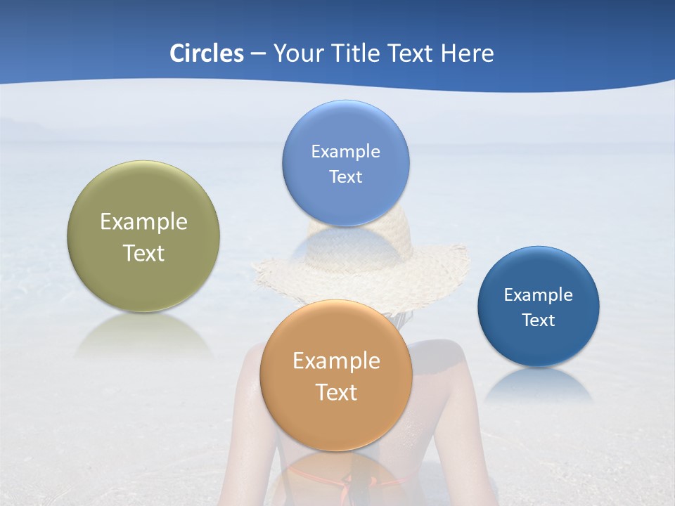 Female Attractive Summer PowerPoint Template