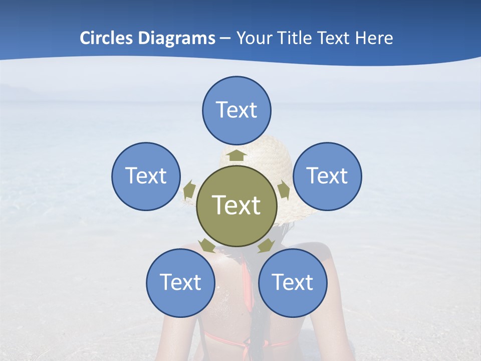 Female Attractive Summer PowerPoint Template