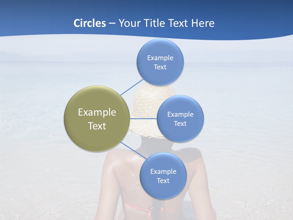 Female Attractive Summer PowerPoint Template