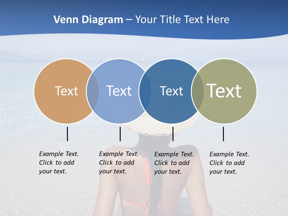 Female Attractive Summer PowerPoint Template