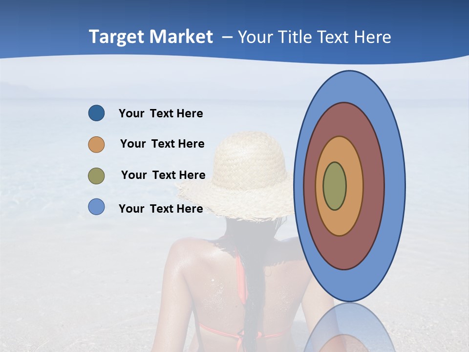 Female Attractive Summer PowerPoint Template