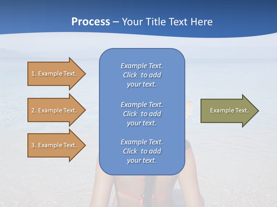 Female Attractive Summer PowerPoint Template