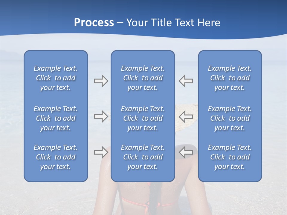 Female Attractive Summer PowerPoint Template