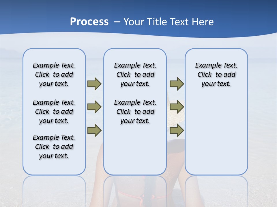 Female Attractive Summer PowerPoint Template