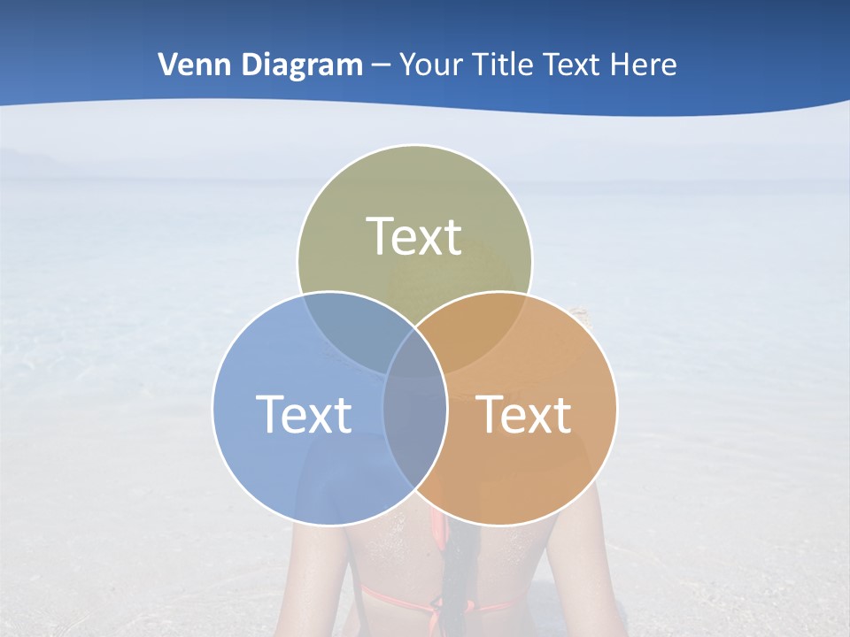 Female Attractive Summer PowerPoint Template