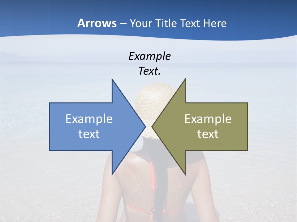 Female Attractive Summer PowerPoint Template