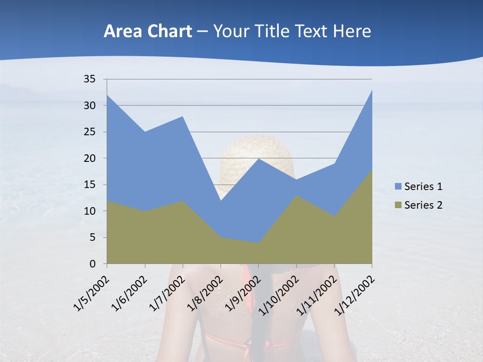 Female Attractive Summer PowerPoint Template