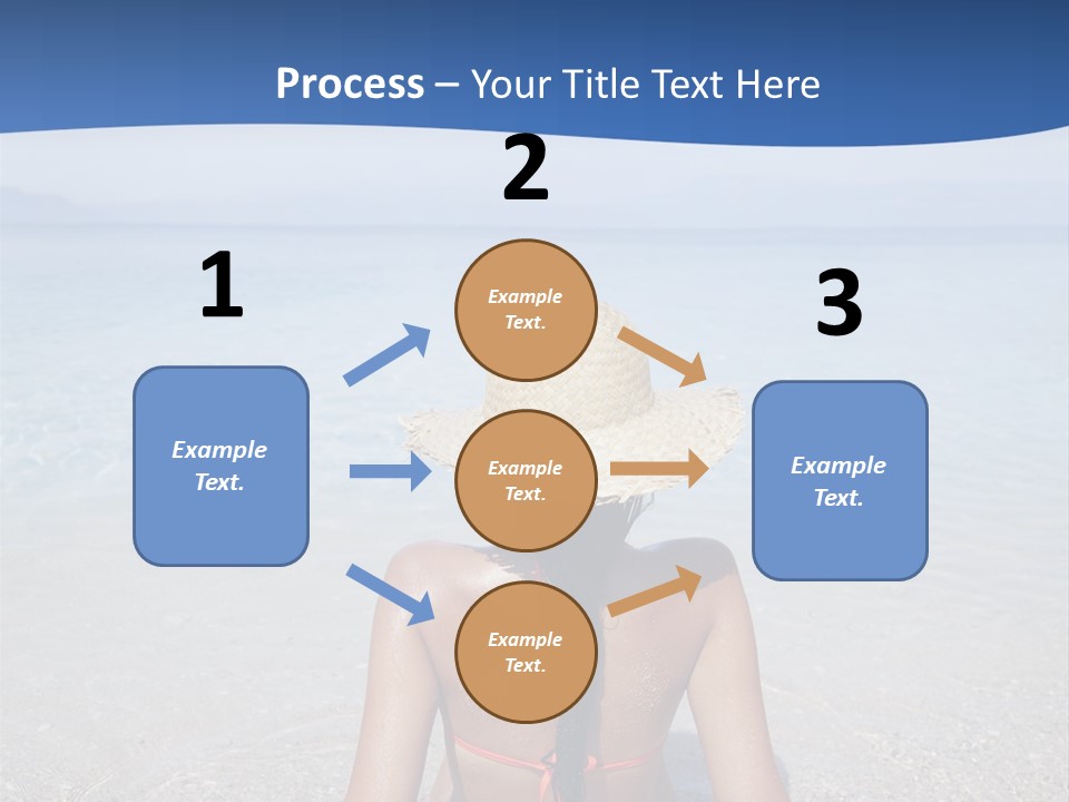 Female Attractive Summer PowerPoint Template