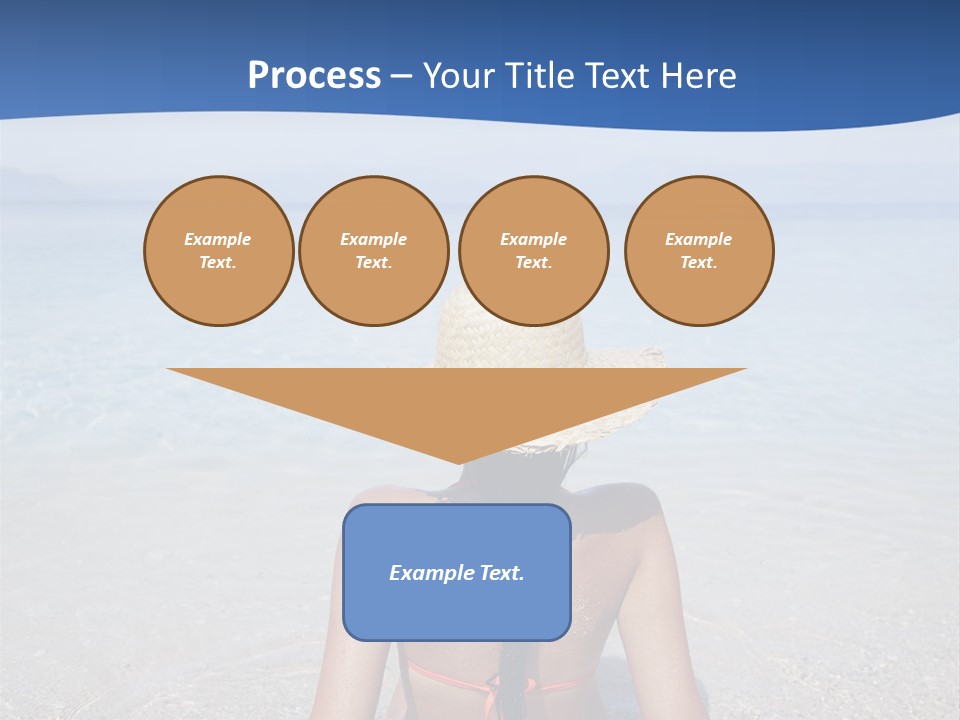 Female Attractive Summer PowerPoint Template