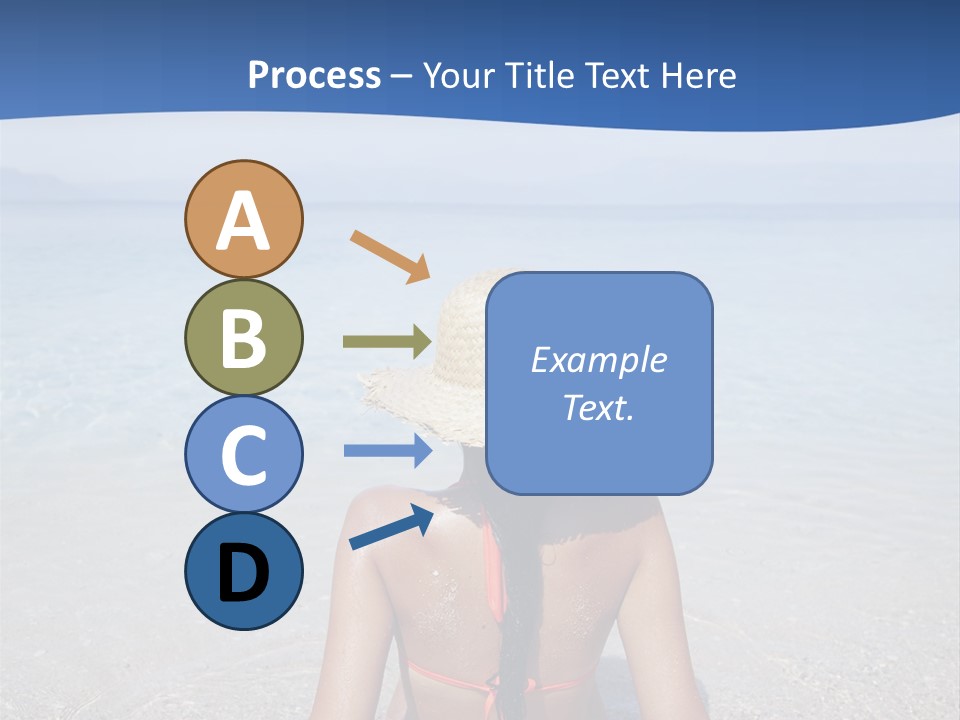 Female Attractive Summer PowerPoint Template