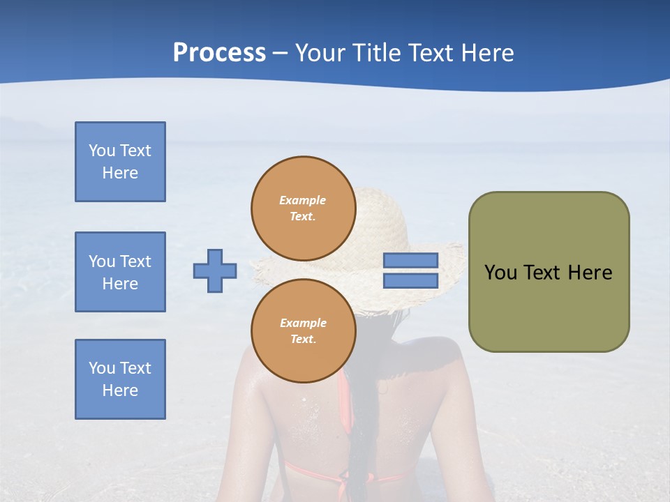 Female Attractive Summer PowerPoint Template