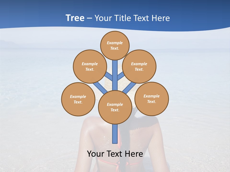 Female Attractive Summer PowerPoint Template