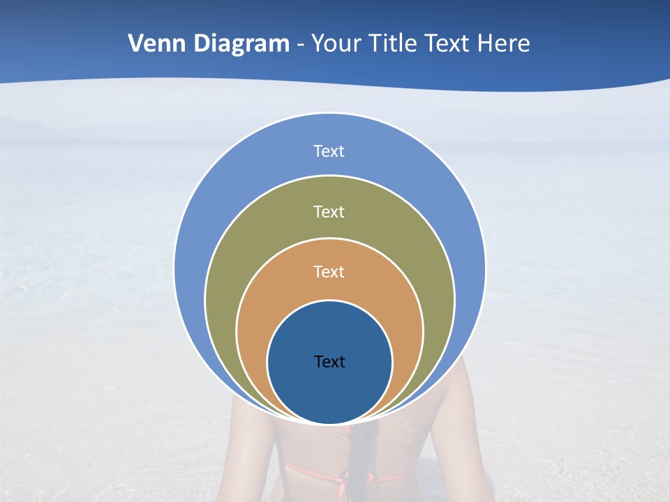 Female Attractive Summer PowerPoint Template