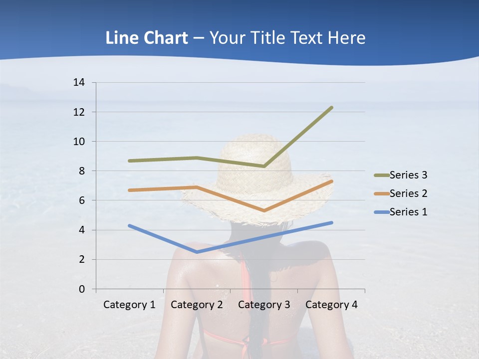 Female Attractive Summer PowerPoint Template