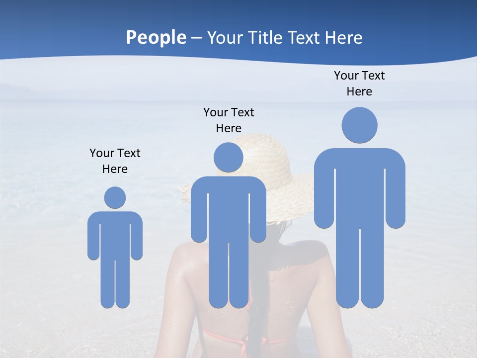 Female Attractive Summer PowerPoint Template