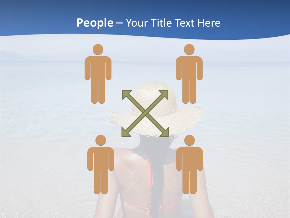 Female Attractive Summer PowerPoint Template