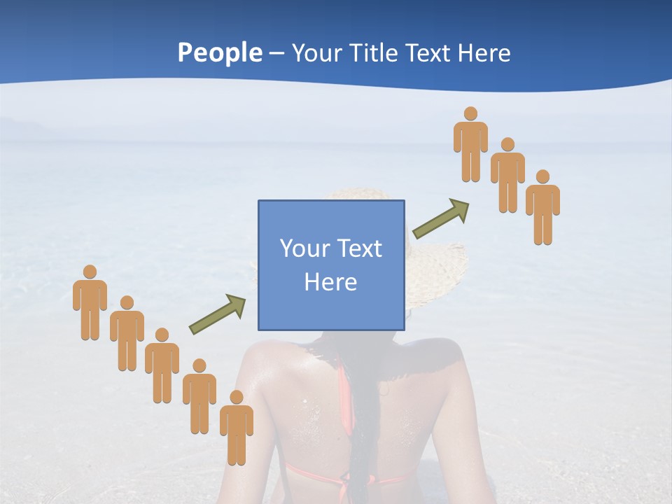 Female Attractive Summer PowerPoint Template