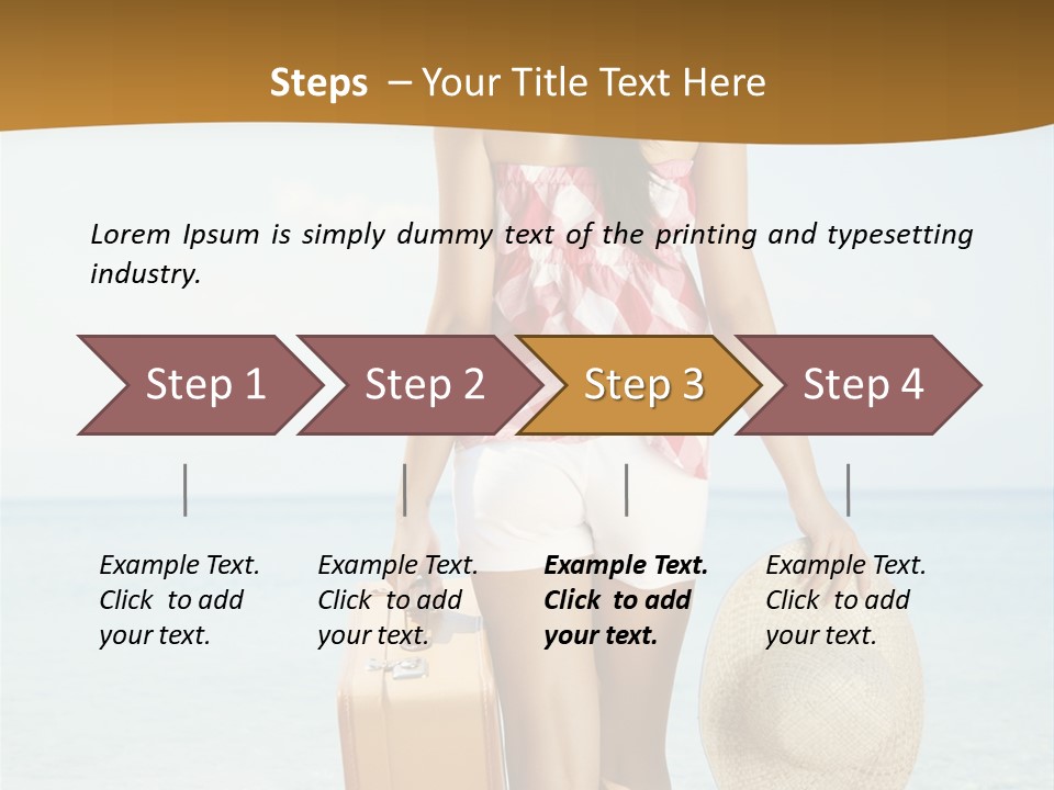 Journey Water Travel PowerPoint Template