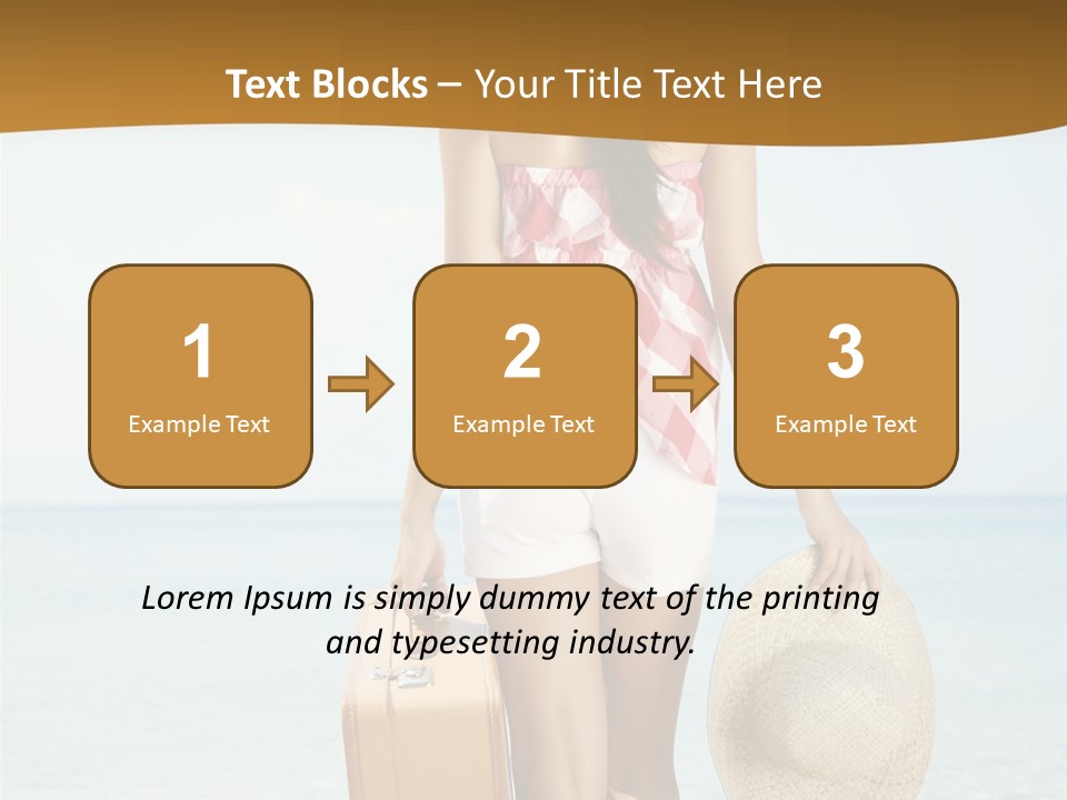 Journey Water Travel PowerPoint Template