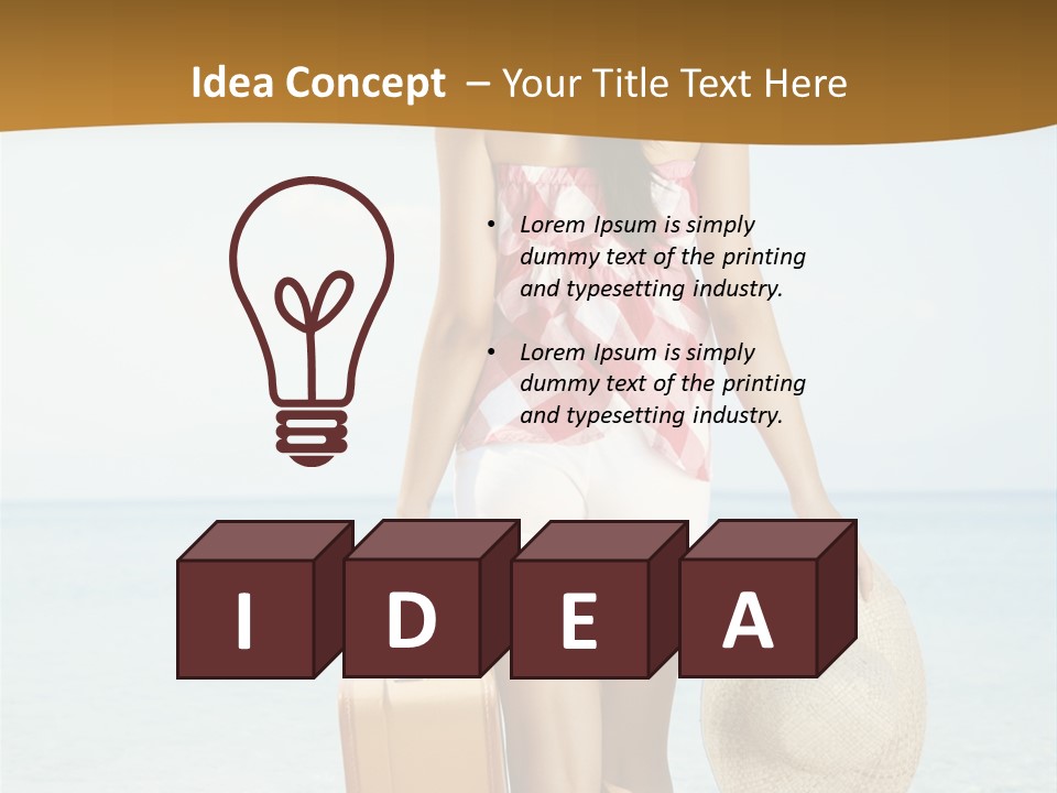 Journey Water Travel PowerPoint Template