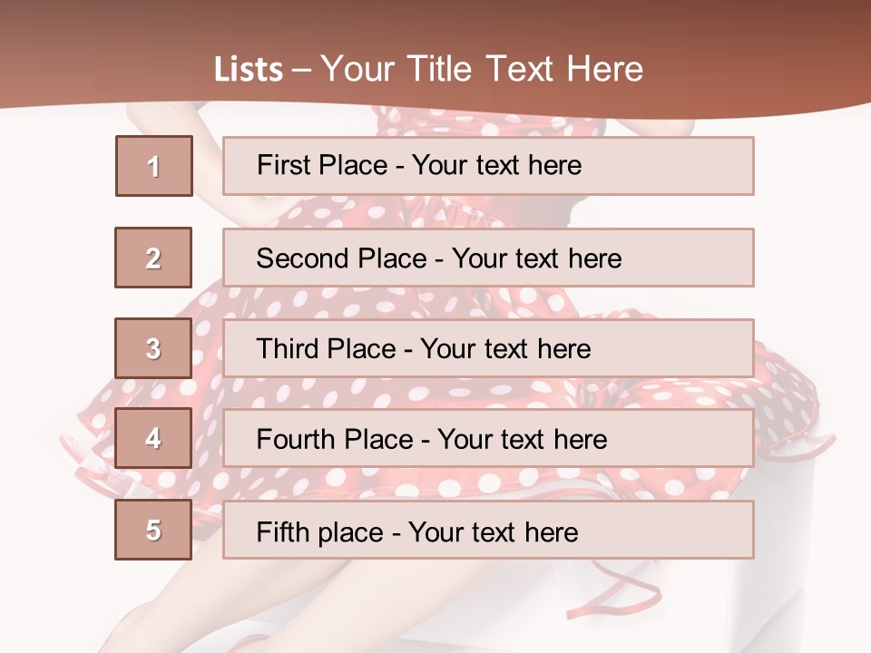 Beautiful Pin Up American PowerPoint Template