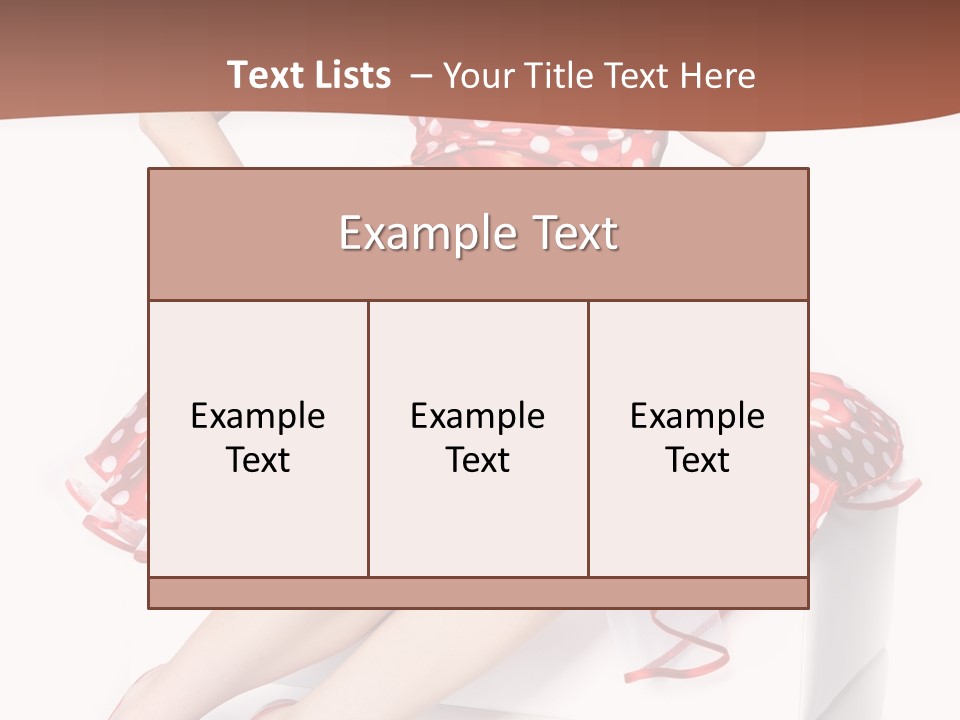 Beautiful Pin Up American PowerPoint Template