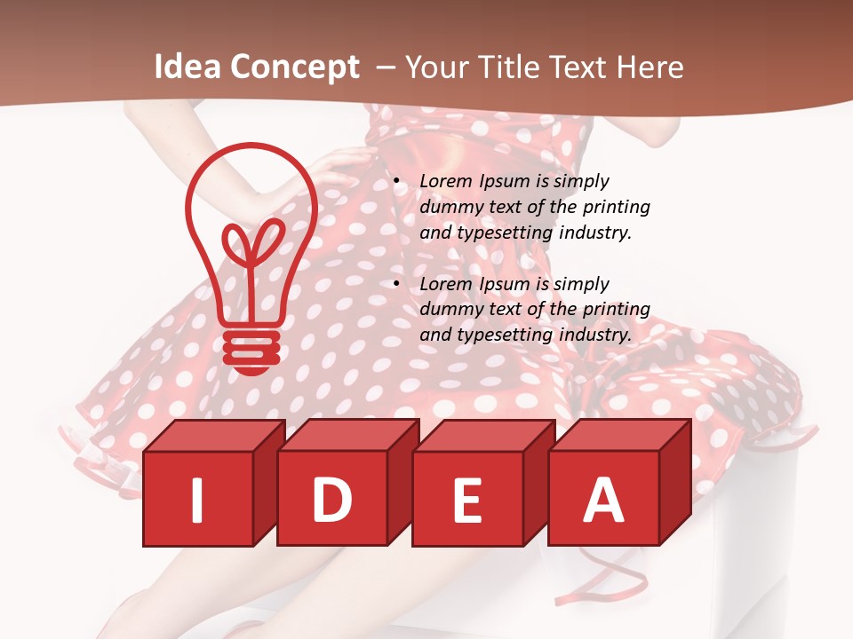 Beautiful Pin Up American PowerPoint Template