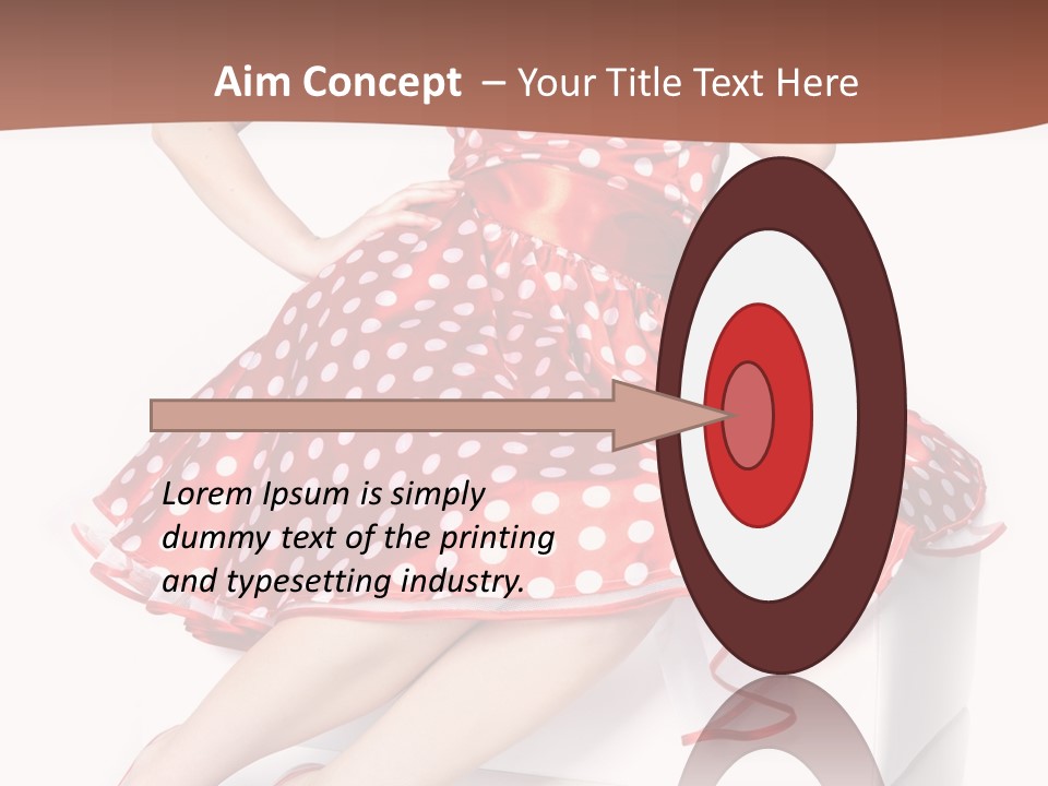Beautiful Pin Up American PowerPoint Template