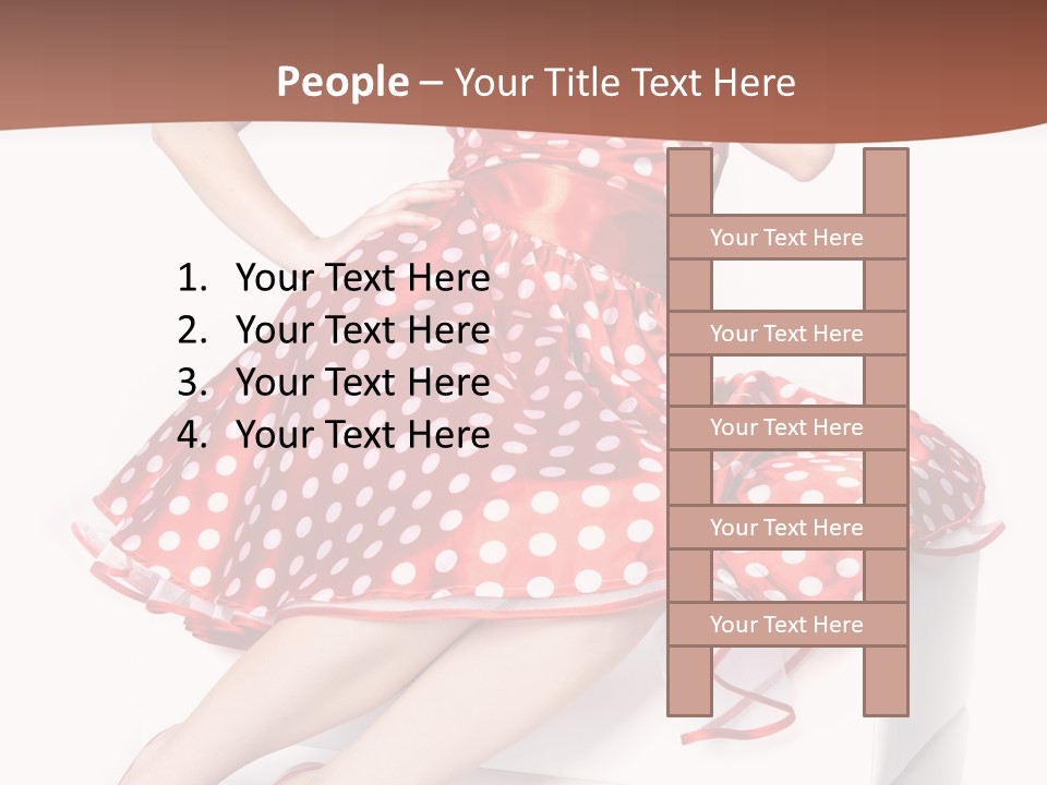 Beautiful Pin Up American PowerPoint Template