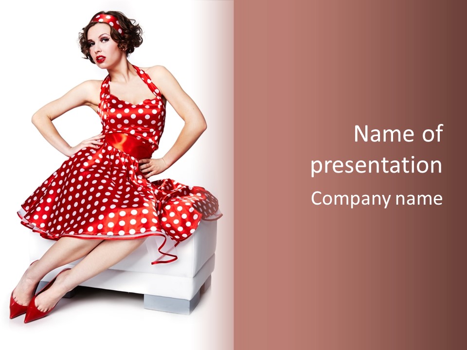 Glamour Y Fashionable PowerPoint Template