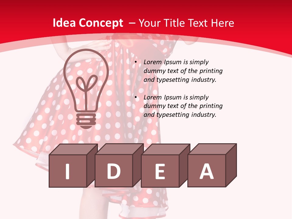 Woman Style Glamourous PowerPoint Template