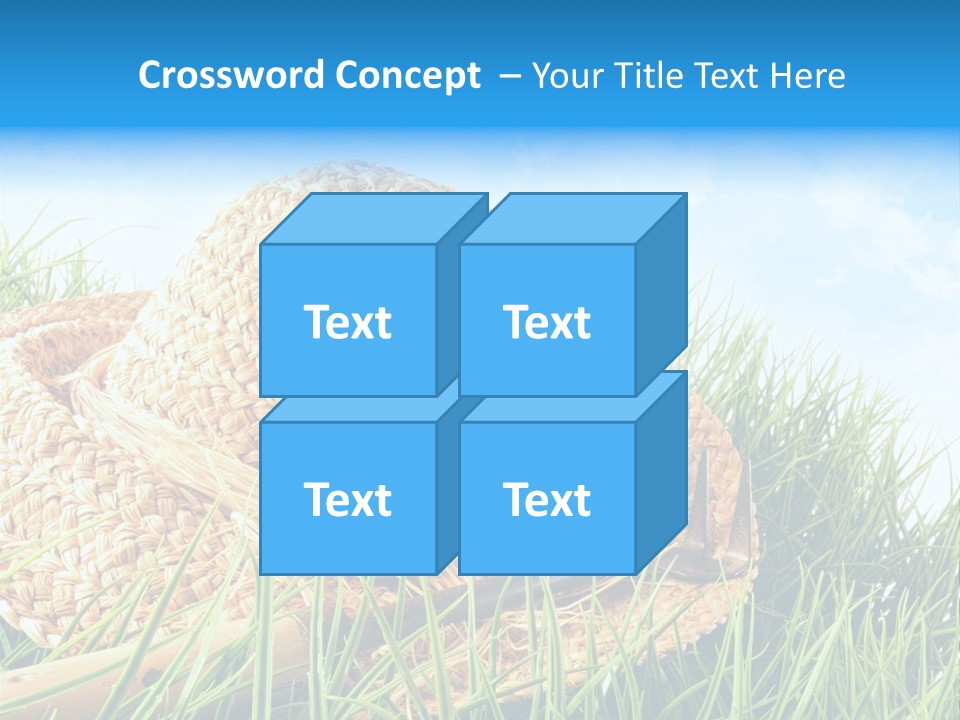 Sexy Hairstyle One PowerPoint Template