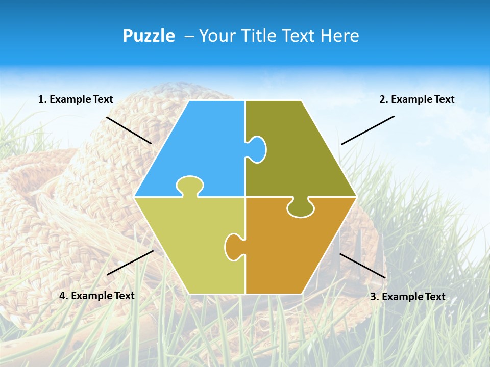 Sexy Hairstyle One PowerPoint Template