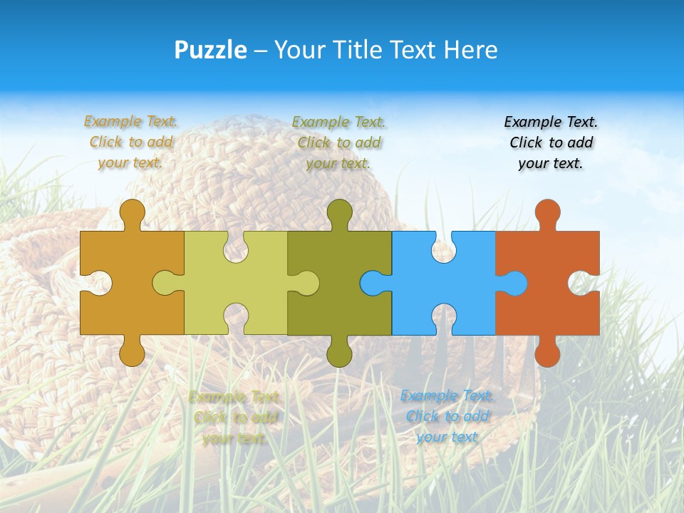 Sexy Hairstyle One PowerPoint Template