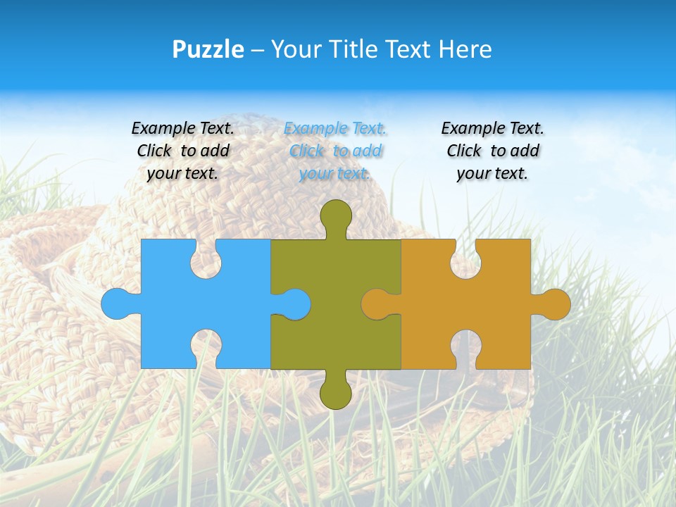 Sexy Hairstyle One PowerPoint Template