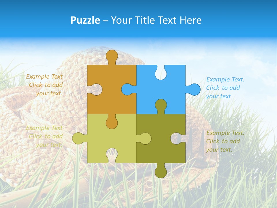 Sexy Hairstyle One PowerPoint Template