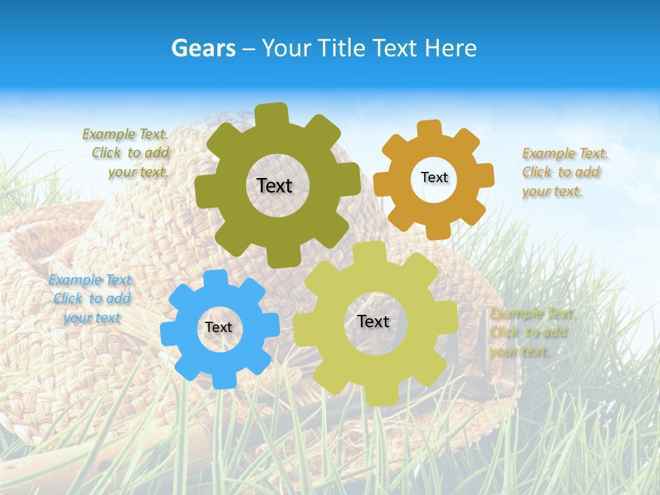 Sexy Hairstyle One PowerPoint Template