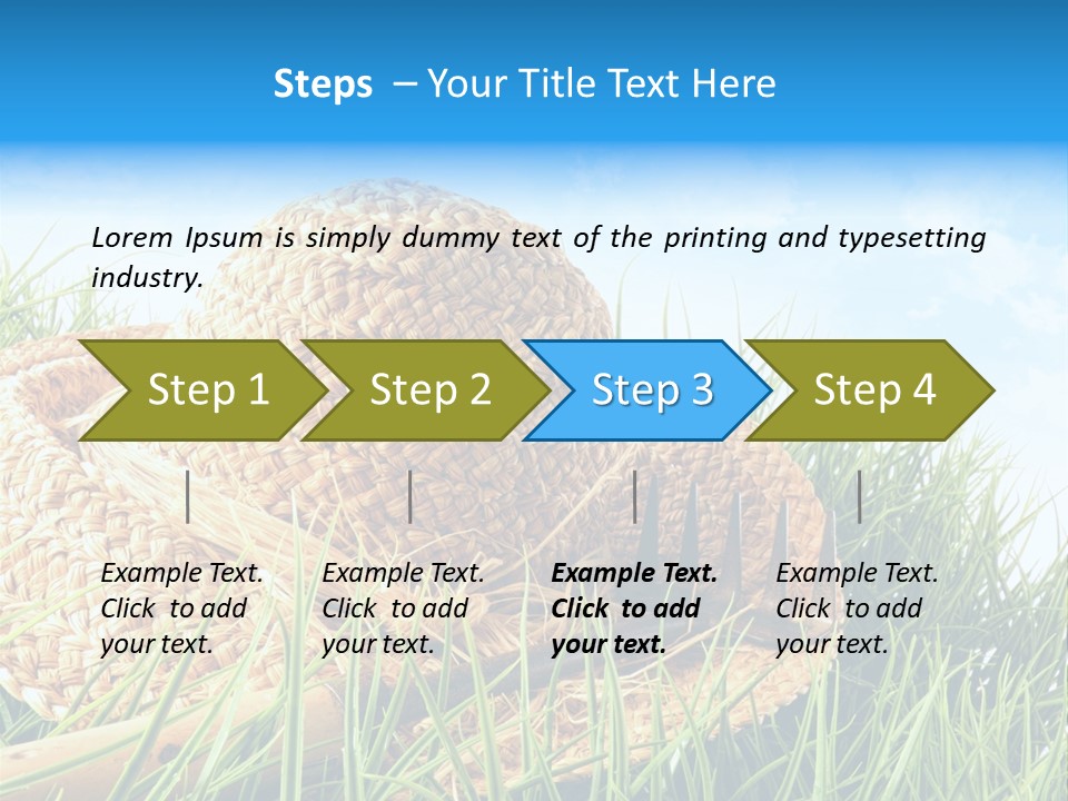 Sexy Hairstyle One PowerPoint Template