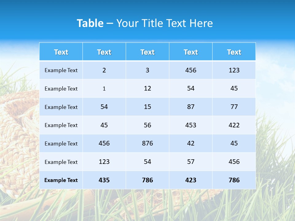 Sexy Hairstyle One PowerPoint Template