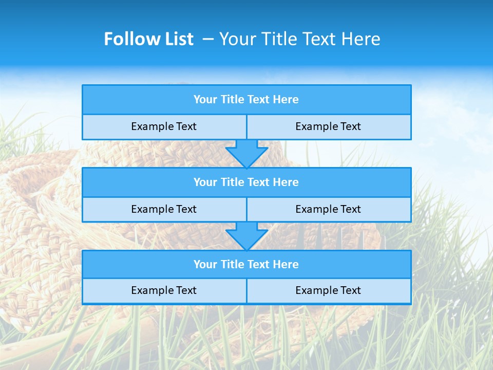 Sexy Hairstyle One PowerPoint Template