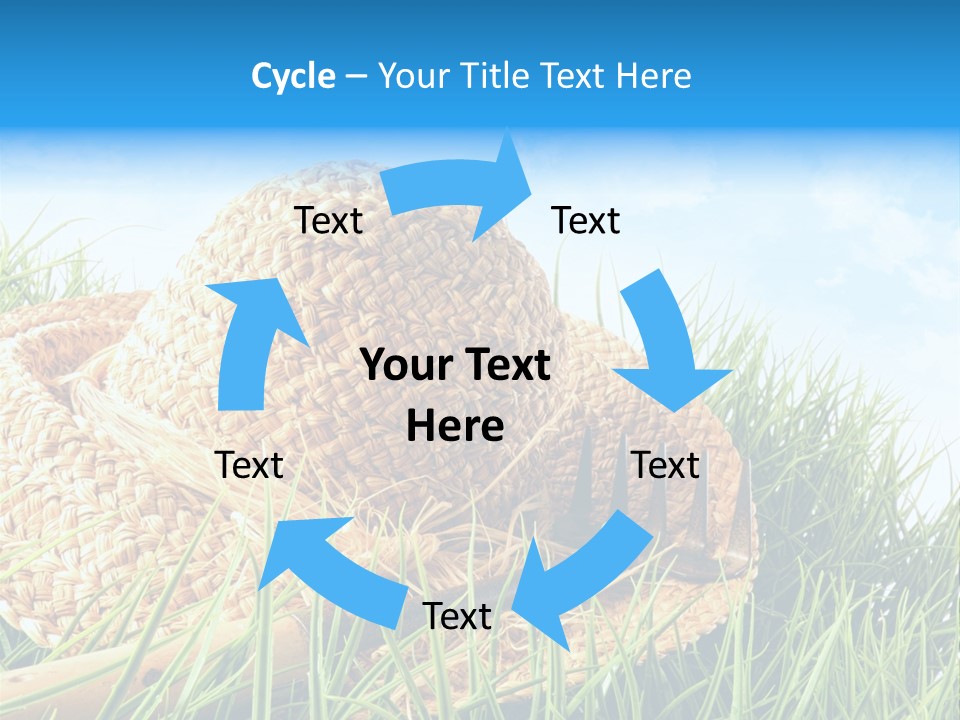 Sexy Hairstyle One PowerPoint Template