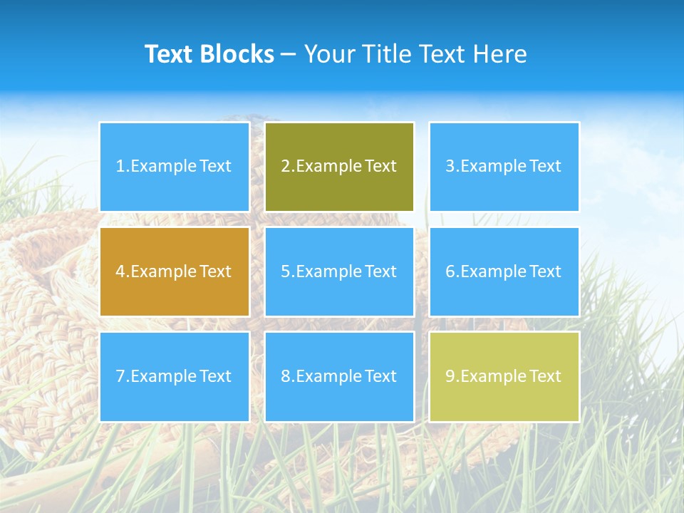 Sexy Hairstyle One PowerPoint Template