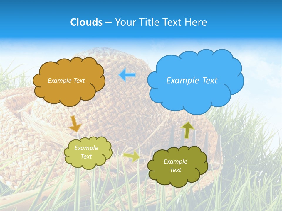 Sexy Hairstyle One PowerPoint Template